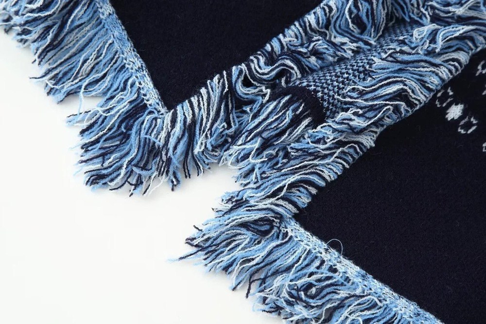 Tassel Fringe Knit Cardigan Wrap Coat